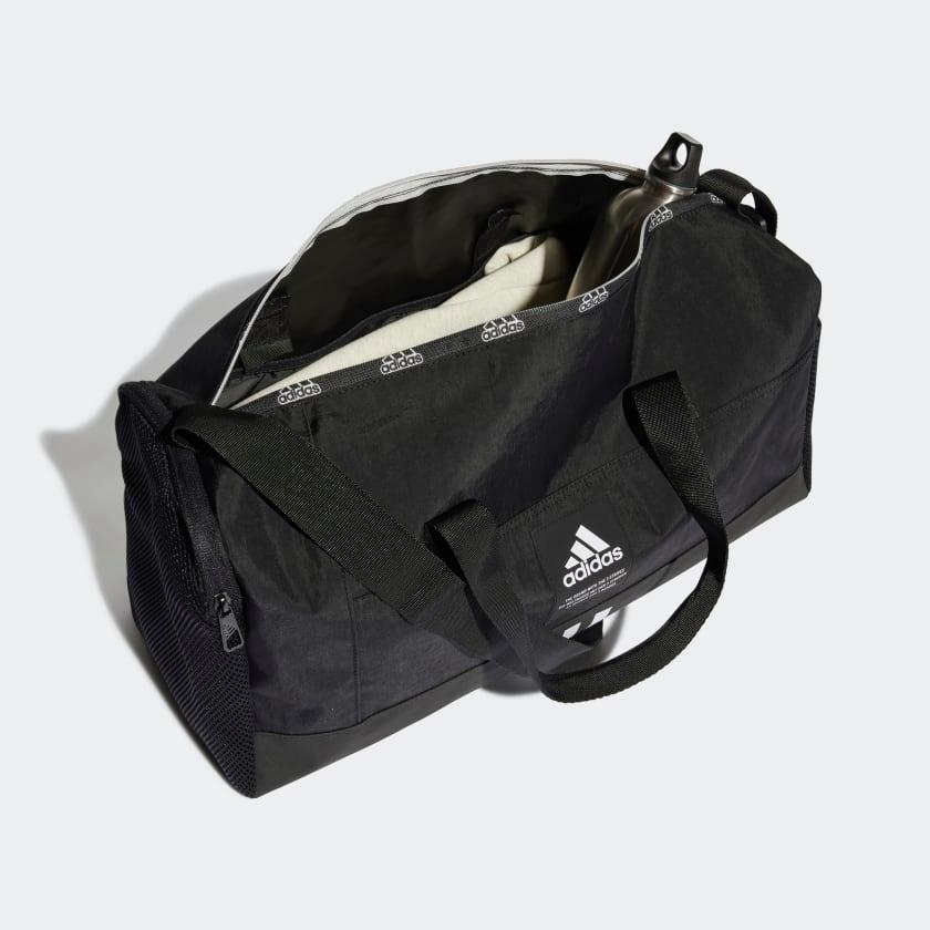 adidas Training Defender medium duffle bag in gray | ASOS
