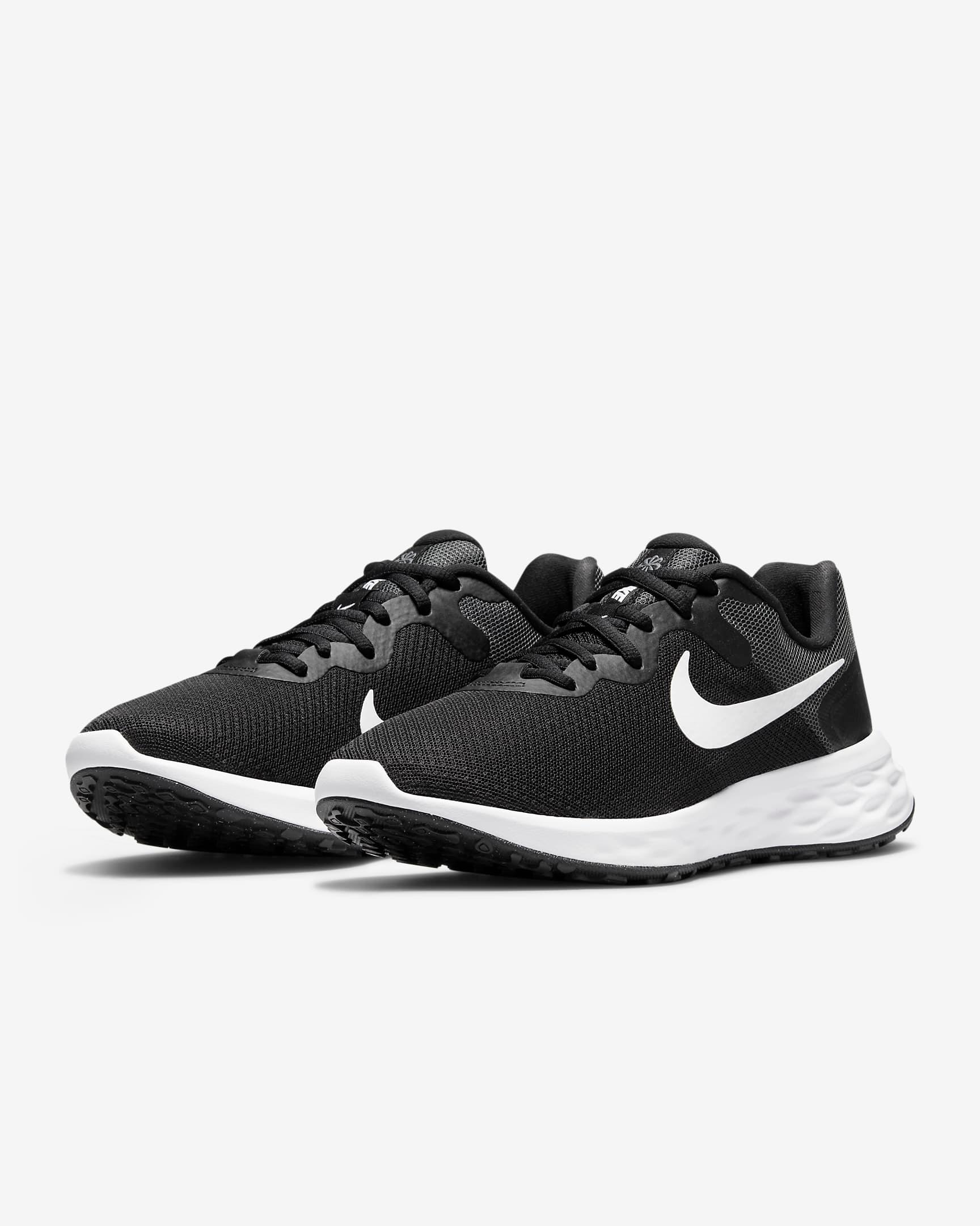 Giày Nike Revolution 6 Next Nature Women Shoes #Black White - Kallos Vietnam