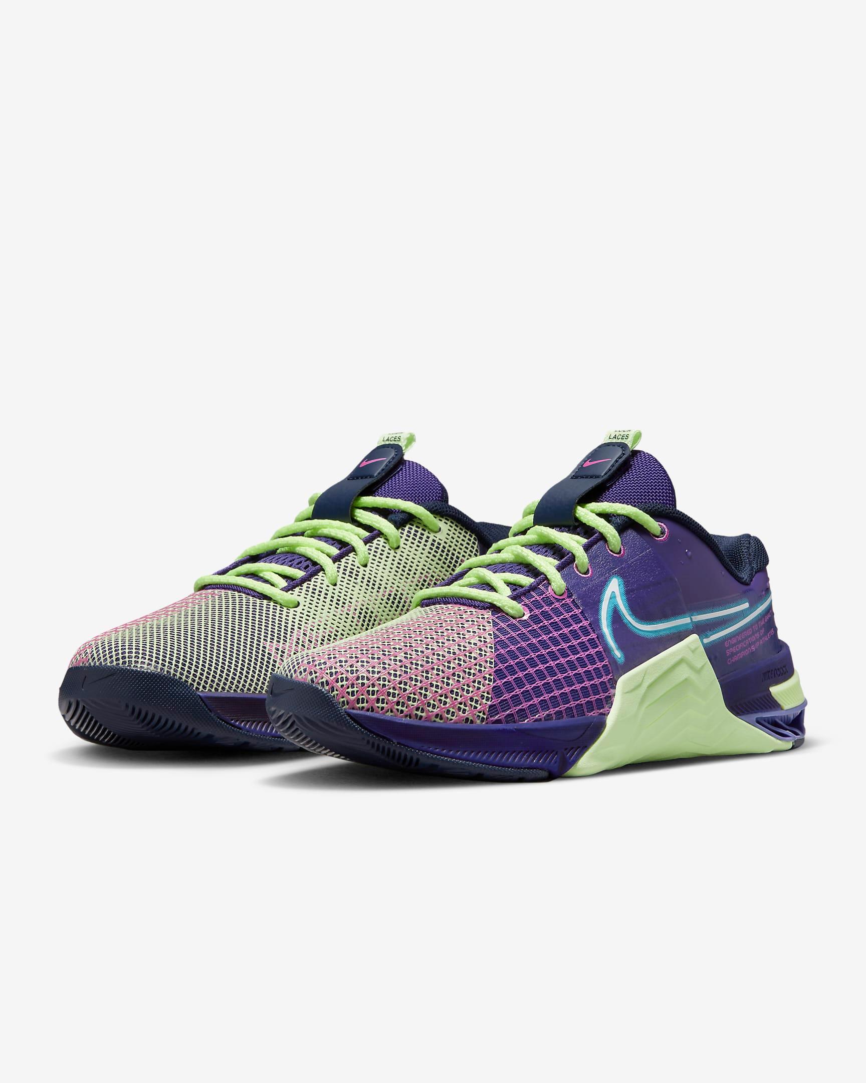 Giày Nike MetCon 8 AMP Women Shoes #Deep Purple - Kallos Vietnam
