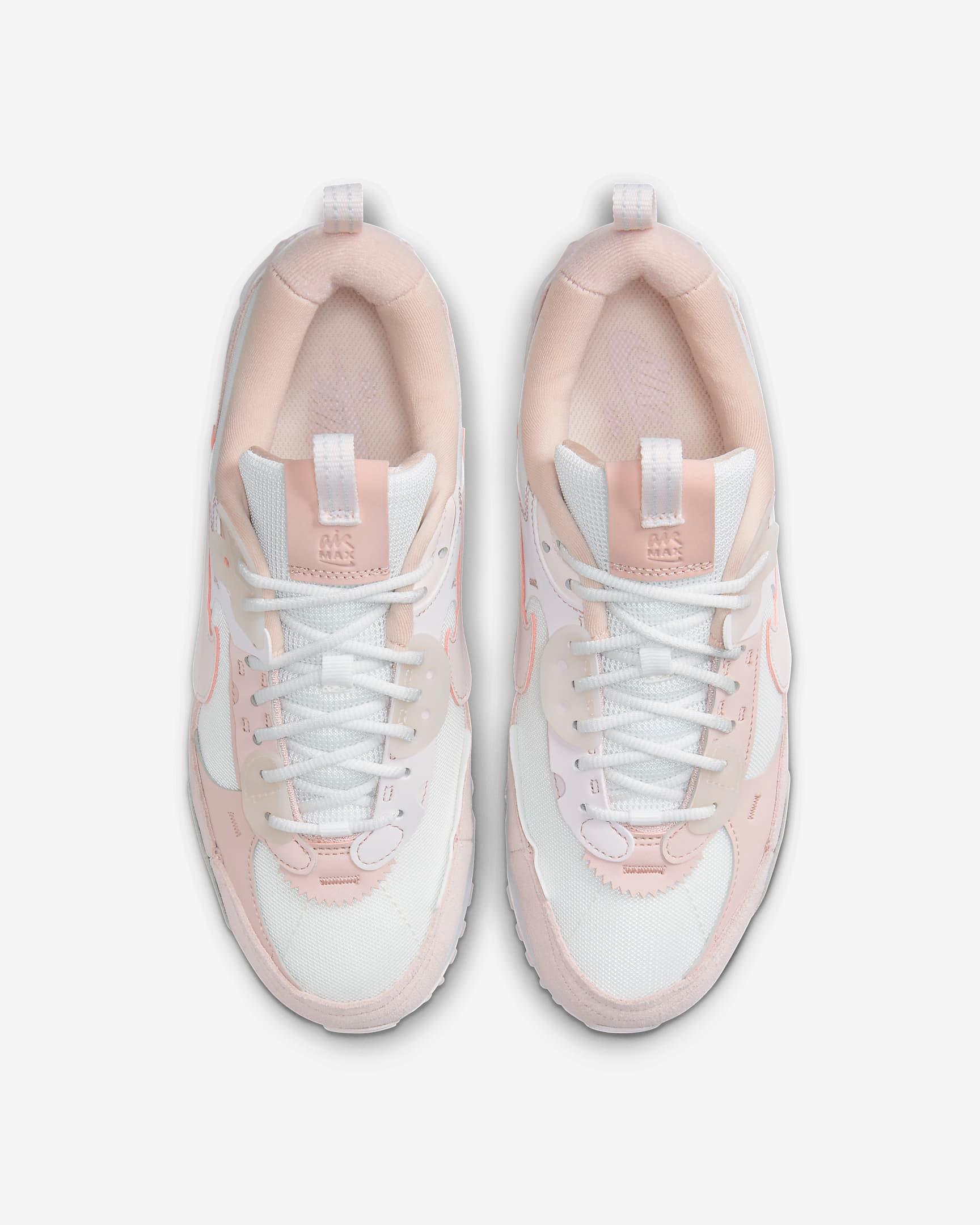 nike air max 90 soft pink and white