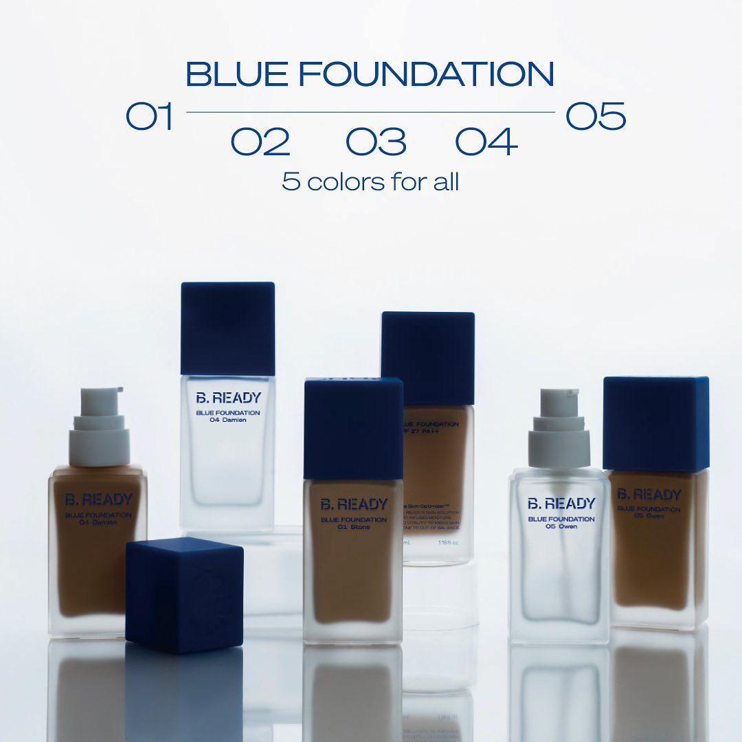 Kem Nền Nam Be Ready Blue Foundation - Kallos Vietnam