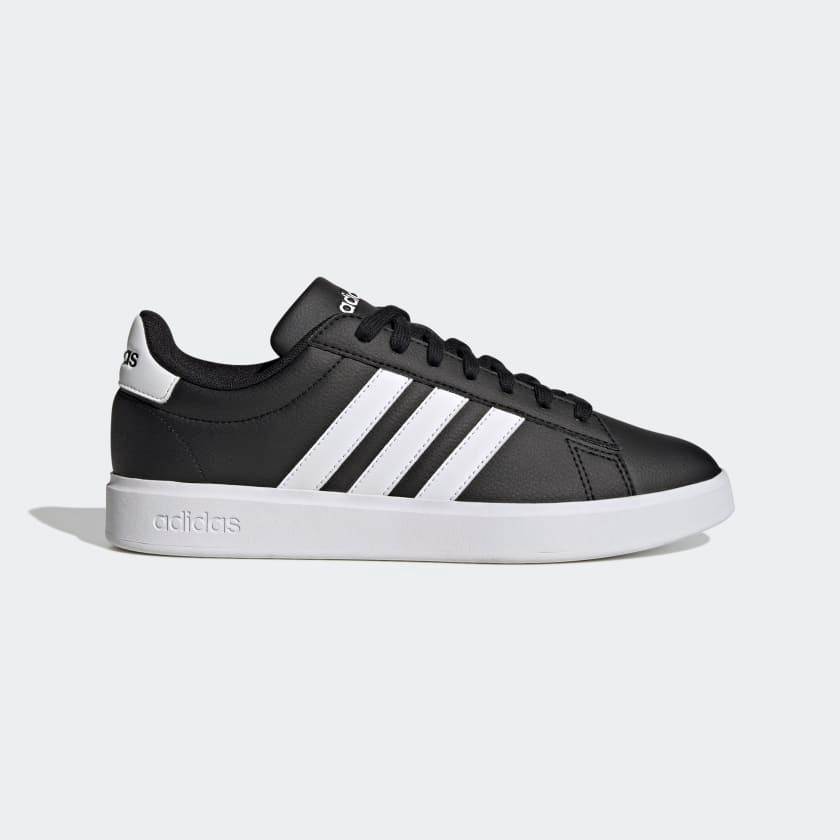 Giày Adidas Grand Court Cloudfoam Comfort #Black White - Kallos Vietnam