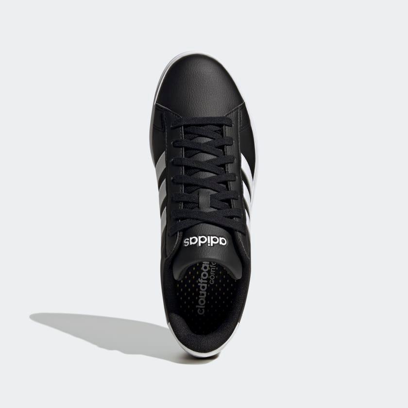 Giày Adidas Grand Court Cloudfoam Comfort #Black White - Kallos Vietnam