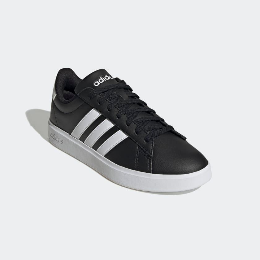 Giày Adidas Grand Court Cloudfoam Comfort #Black White - Kallos Vietnam