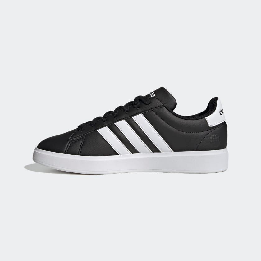 Giày Adidas Grand Court Cloudfoam Comfort #Black White - Kallos Vietnam