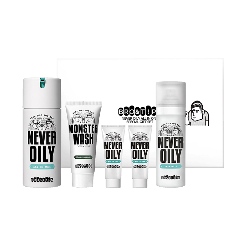 Bộ Dưỡng Da Bro & Tips Never Oily All In One Duo Set – Kallos Vietnam