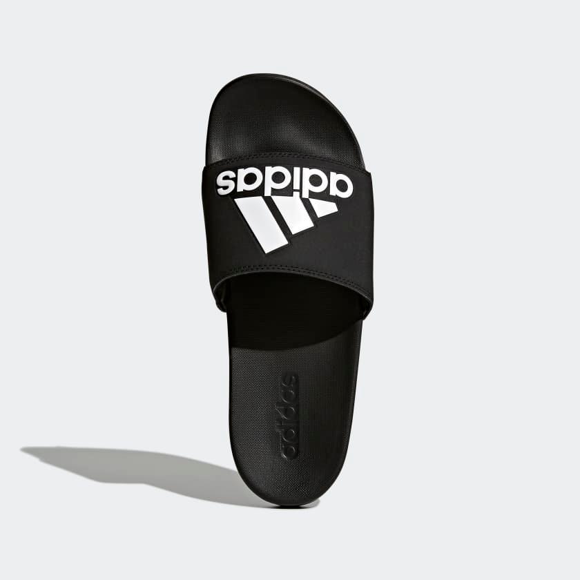 Dép Adidas Adilette Comfort + Logo #Core Black - Kallos Vietnam