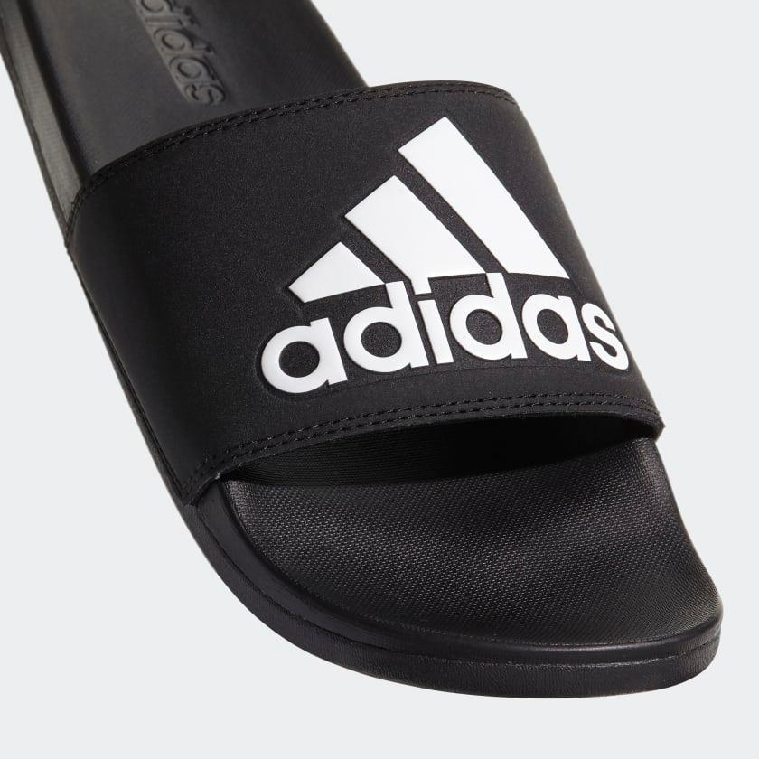 Dép Adidas Adilette Comfort + Logo #Core Black - Kallos Vietnam