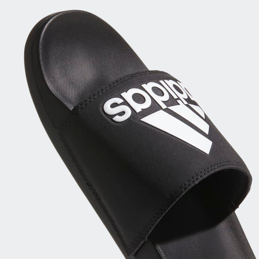 Dép Adidas Adilette Comfort + Logo #Core Black - Kallos Vietnam