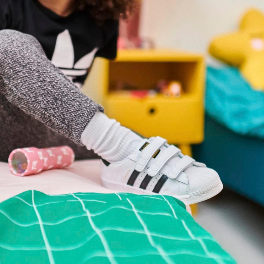 Giày Adidas Kids Superstar CF C #White Black - Kallos Vietnam
