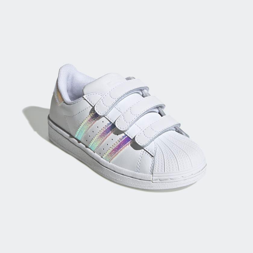 Giày Adidas Kids Superstar CF C #Cloud White - Kallos Vietnam