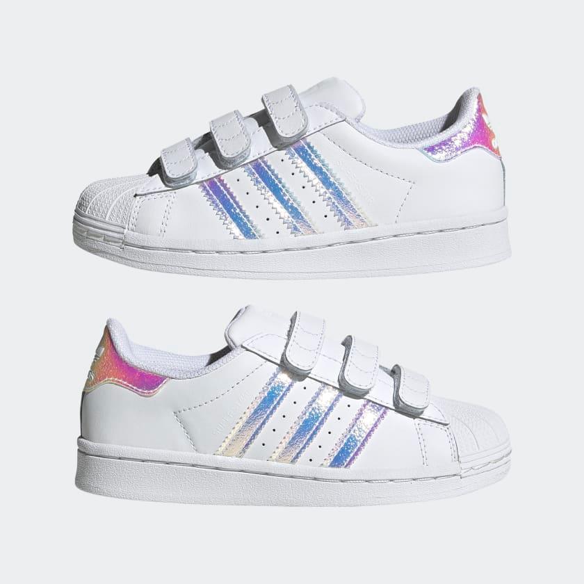 Giày Adidas Kids Superstar CF C #Cloud White - Kallos Vietnam