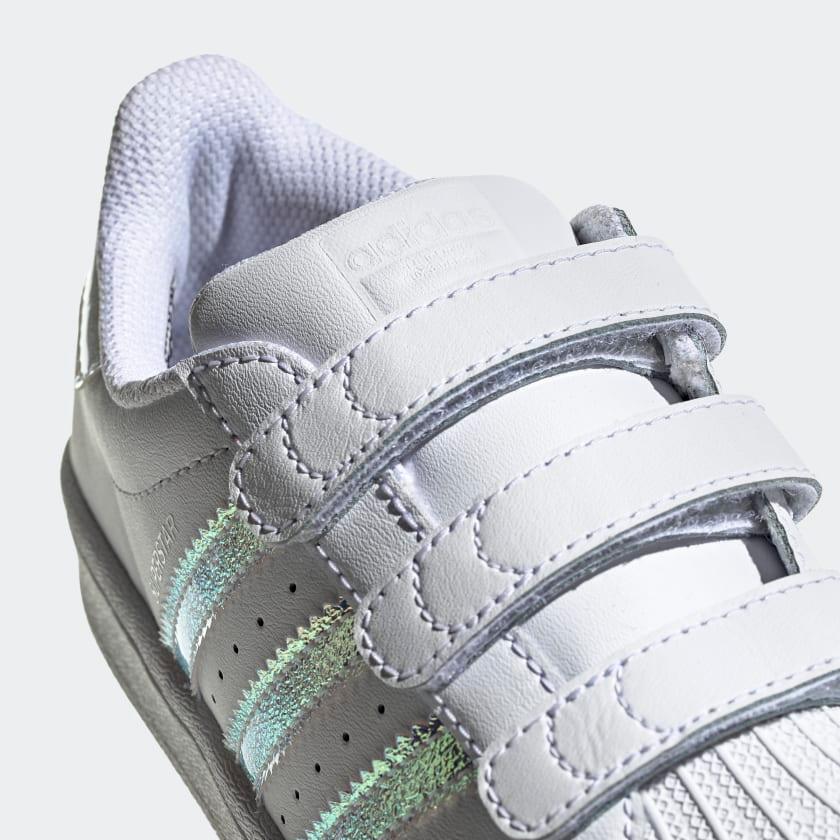 Giày Adidas Kids Superstar CF C #Cloud White - Kallos Vietnam