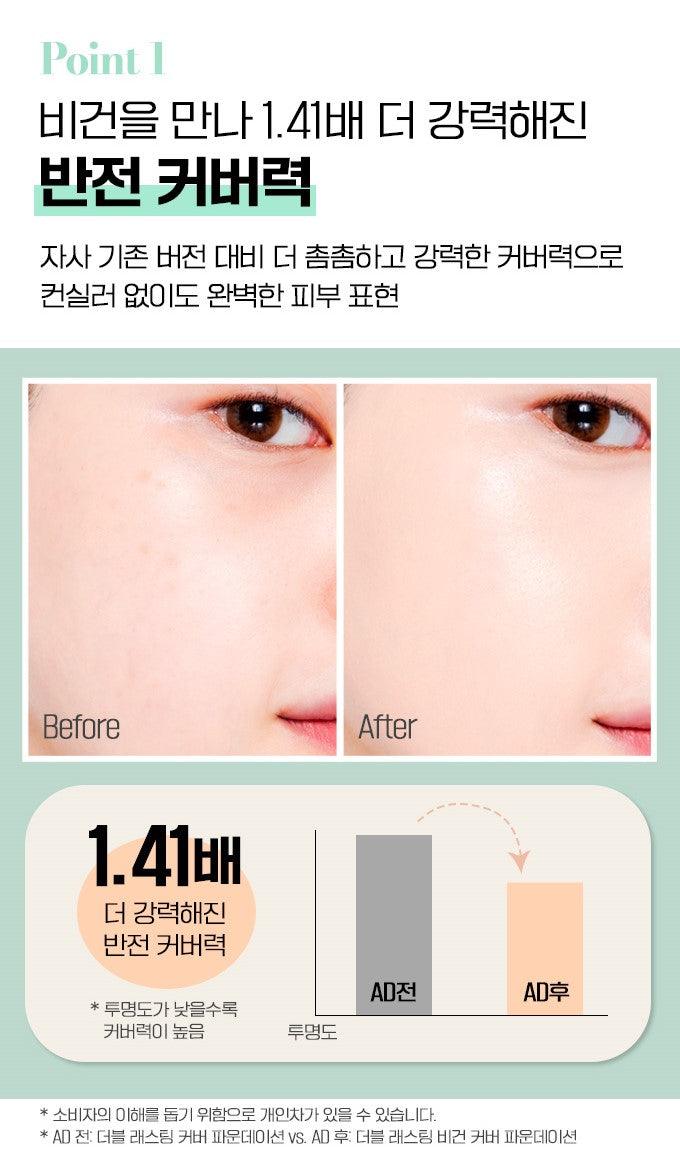 Kem Nền Etude House Double Lasting Vegan Cover Foundation - Kallos Vietnam