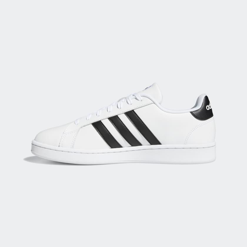 Giày Adidas Grand Court #White Black - Kallos Vietnam