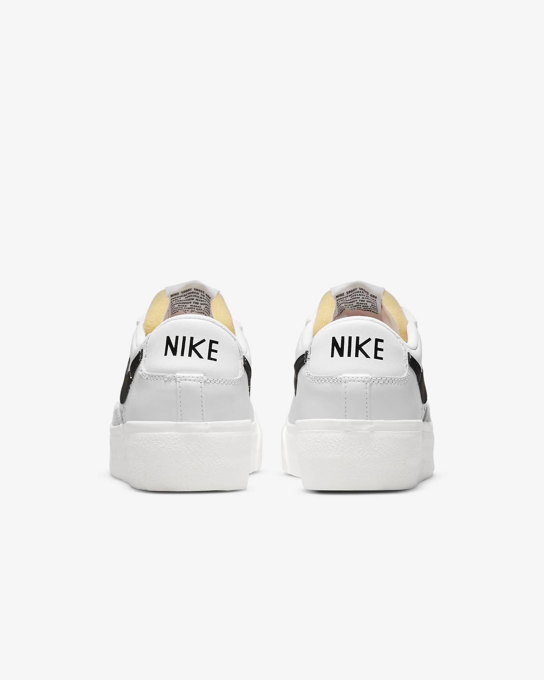 Giày Nike Blazer Low Platform Women Shoes #White - Kallos Vietnam