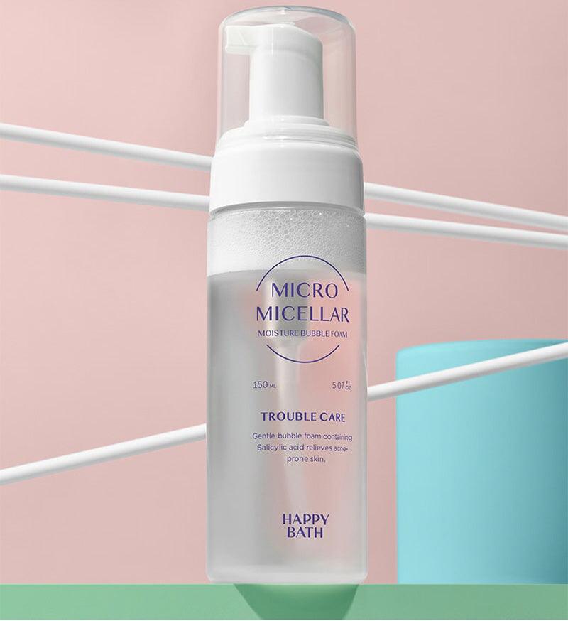 Sữa Rửa Mặt Happy Bath Micro Micellar Trouble Care Bubble Foam - Kallos Vietnam