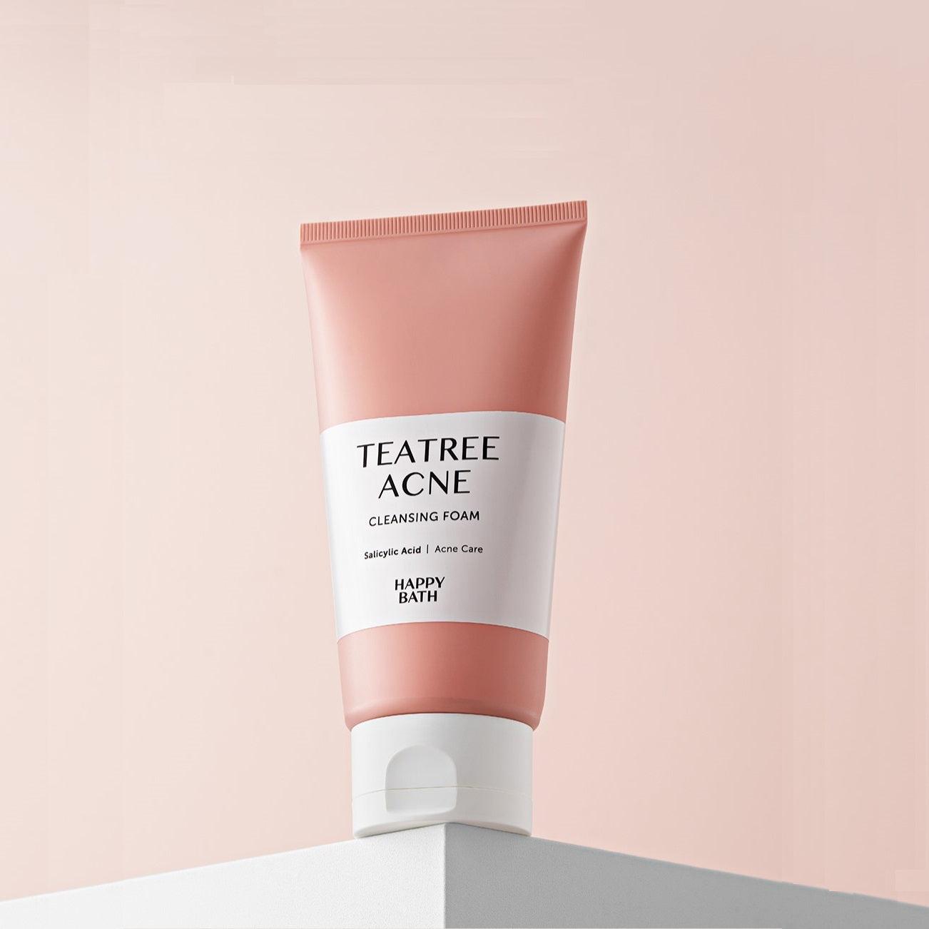 Sữa Rửa Mặt Happy Bath Tea Tree Acne Cleansing Foam - Kallos Vietnam