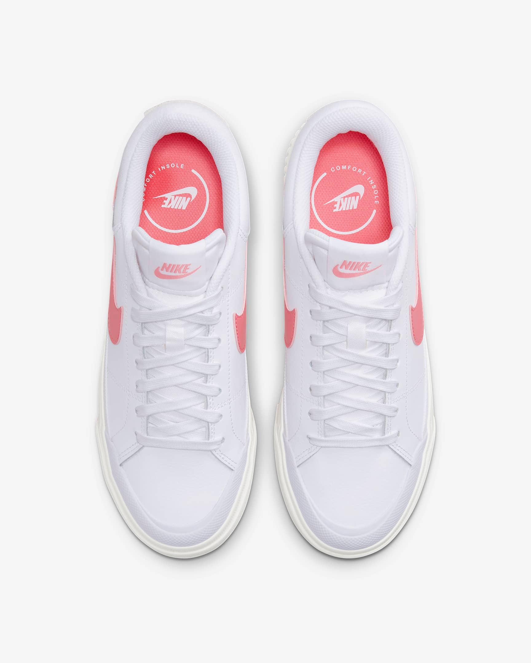 Giày Nike Court Legacy Lift Women Shoes #Sea Coral - Kallos Vietnam