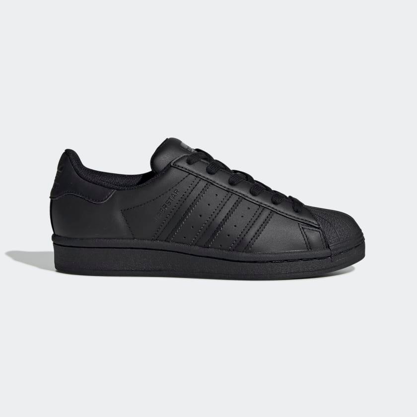 Giày Adidas Kids Superstar J #Core Black - Kallos Vietnam