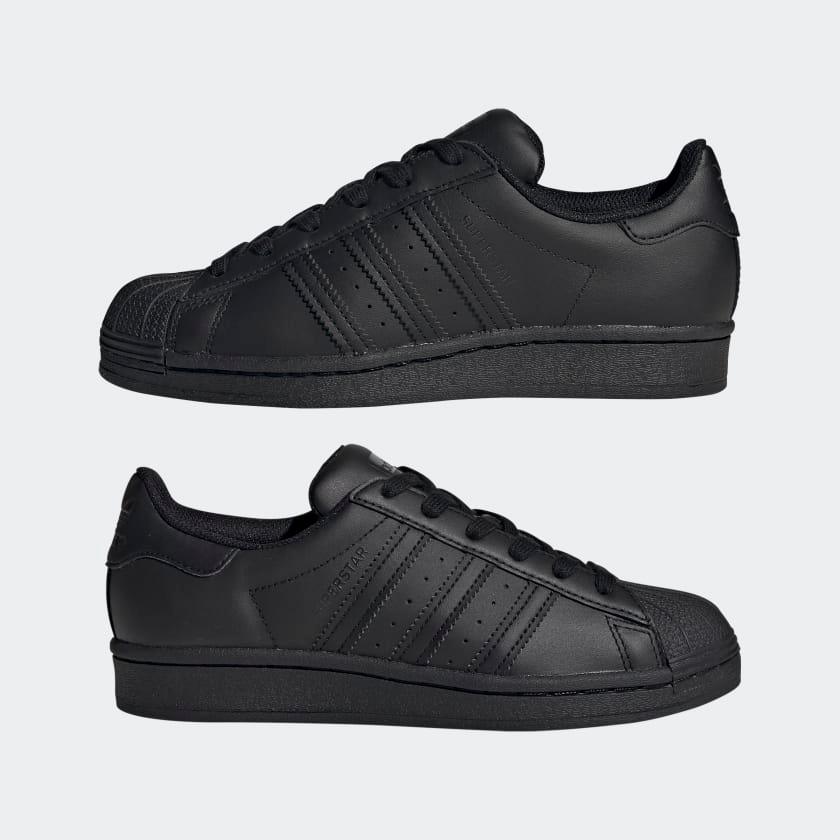Giày Adidas Kids Superstar J #Core Black - Kallos Vietnam