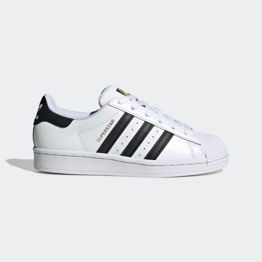 Giày Adidas Kids Superstar J #White Black - Kallos Vietnam