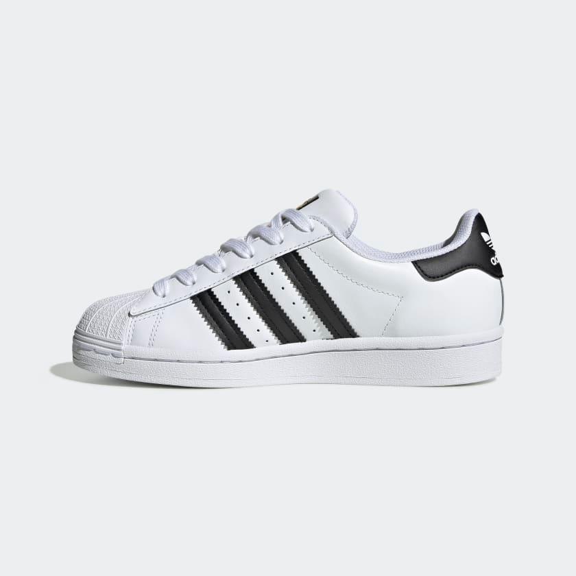 Giày Adidas Kids Superstar J #White Black - Kallos Vietnam