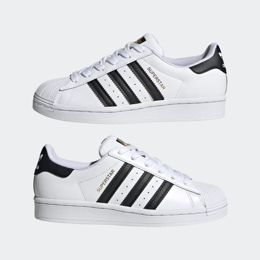 Giày Adidas Kids Superstar J #White Black - Kallos Vietnam