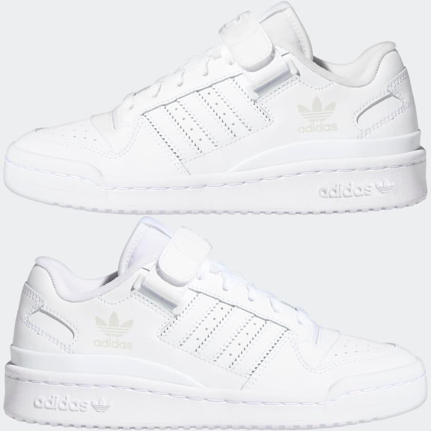 Giày Adidas Kids Forum Low J #Cloud White - Kallos Vietnam