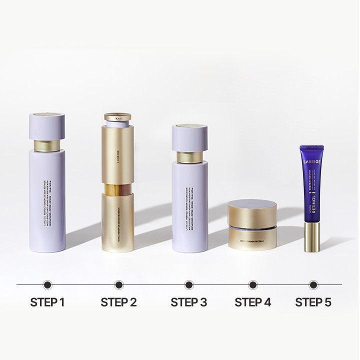 Bộ Dưỡng Da Laneige Perfect Renew 3X Two Step Set - Kallos Vietnam