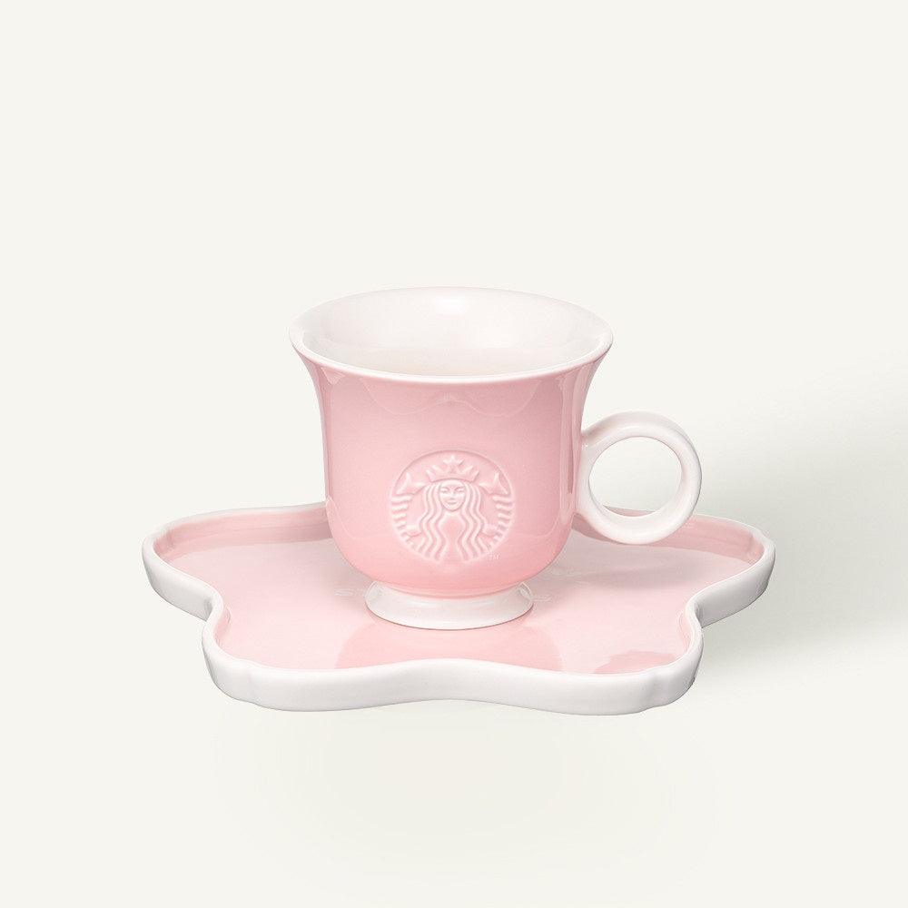 Ly Starbucks 23 Cherry Blossom Flower Mug And Saucer - Kallos Vietnam
