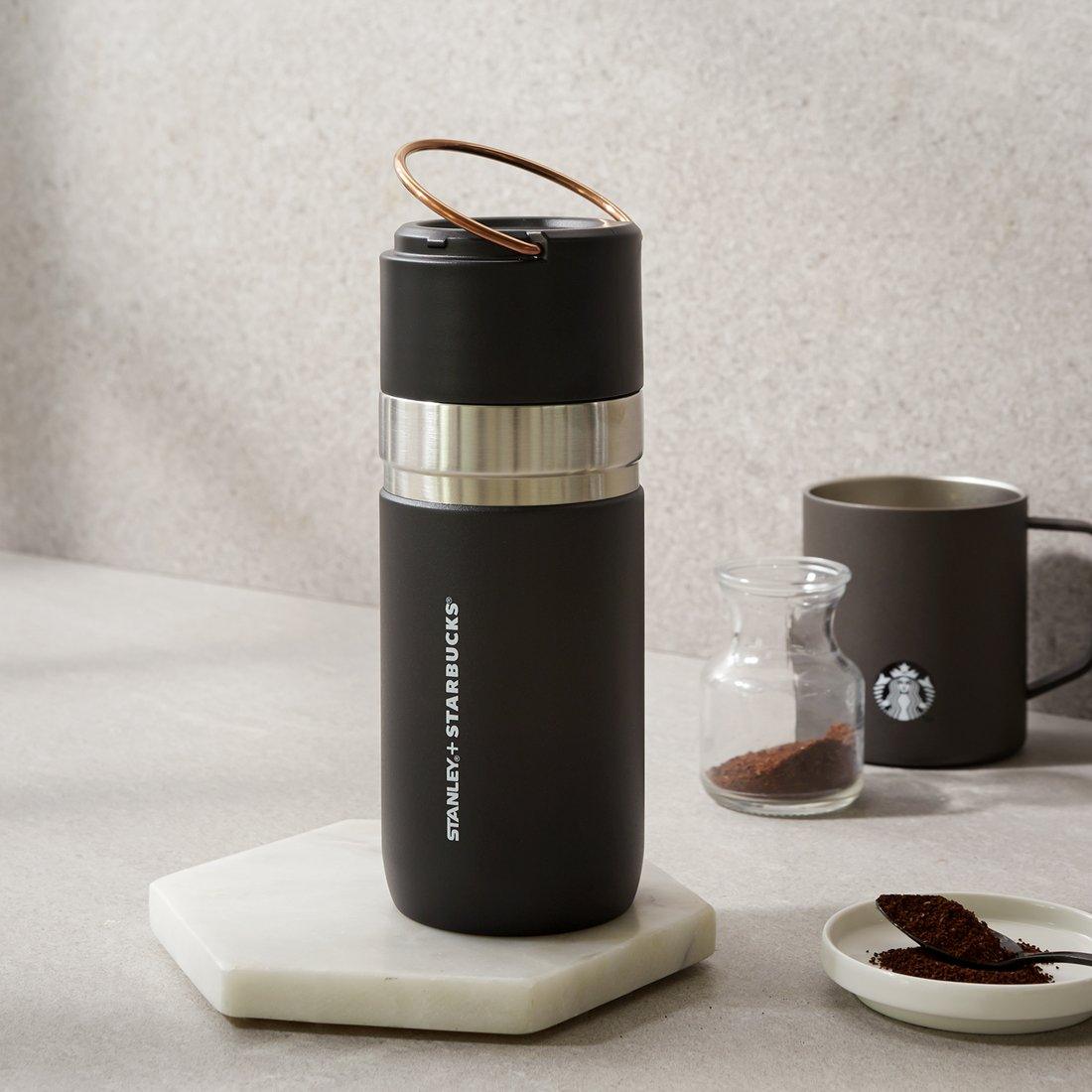 Bình Giữ Nhiệt Starbucks SS Black Gold Stanley Thermos - Kallos Vietnam