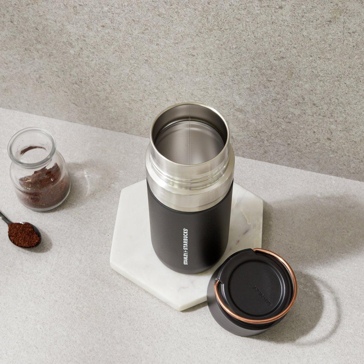 Bình Giữ Nhiệt Starbucks SS Black Gold Stanley Thermos - Kallos Vietnam