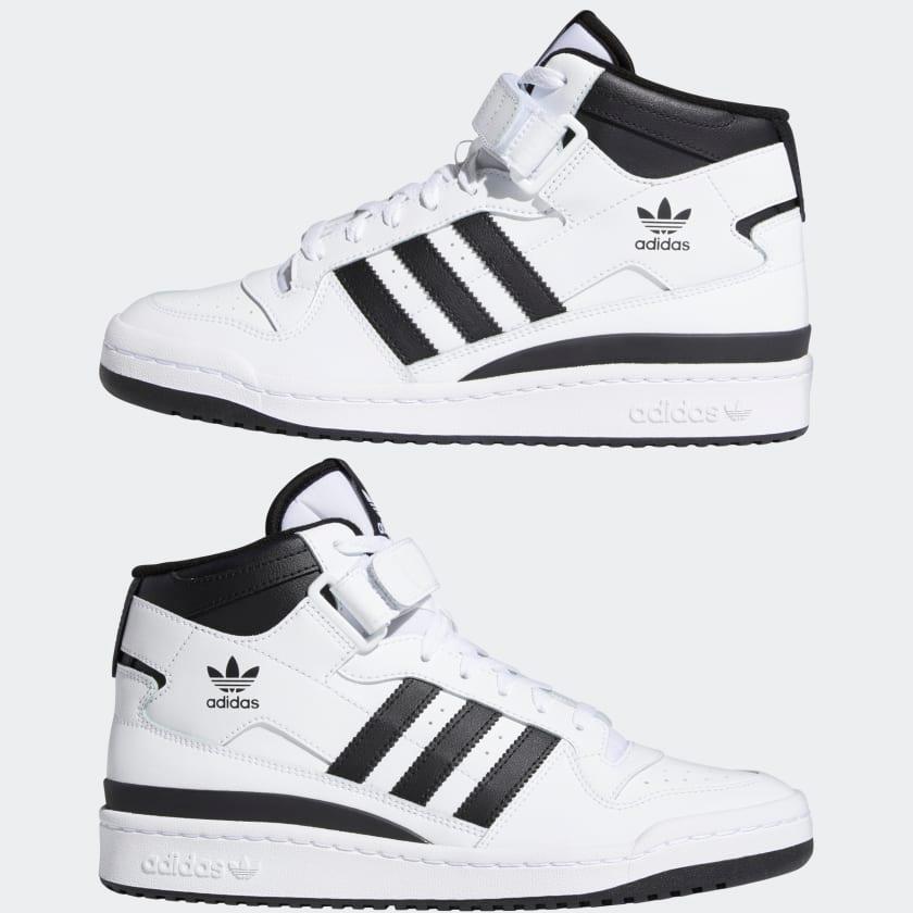 Giày Adidas Forum Mid #White Black - Kallos Vietnam
