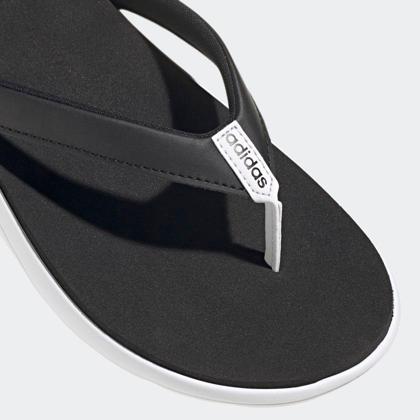 Dép Adidas Women Comfort Flip Flops #White Black - Kallos Vietnam