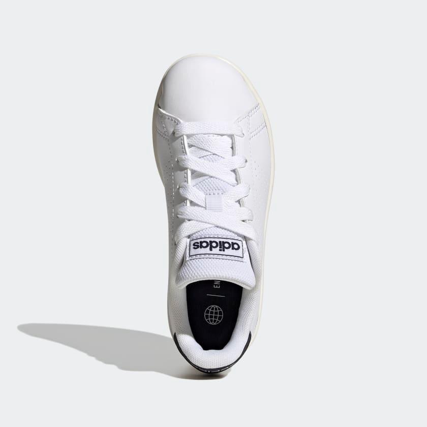 Giày Adidas Kids Advantage Lifestyle Court Lace #Cloud White - Kallos Vietnam