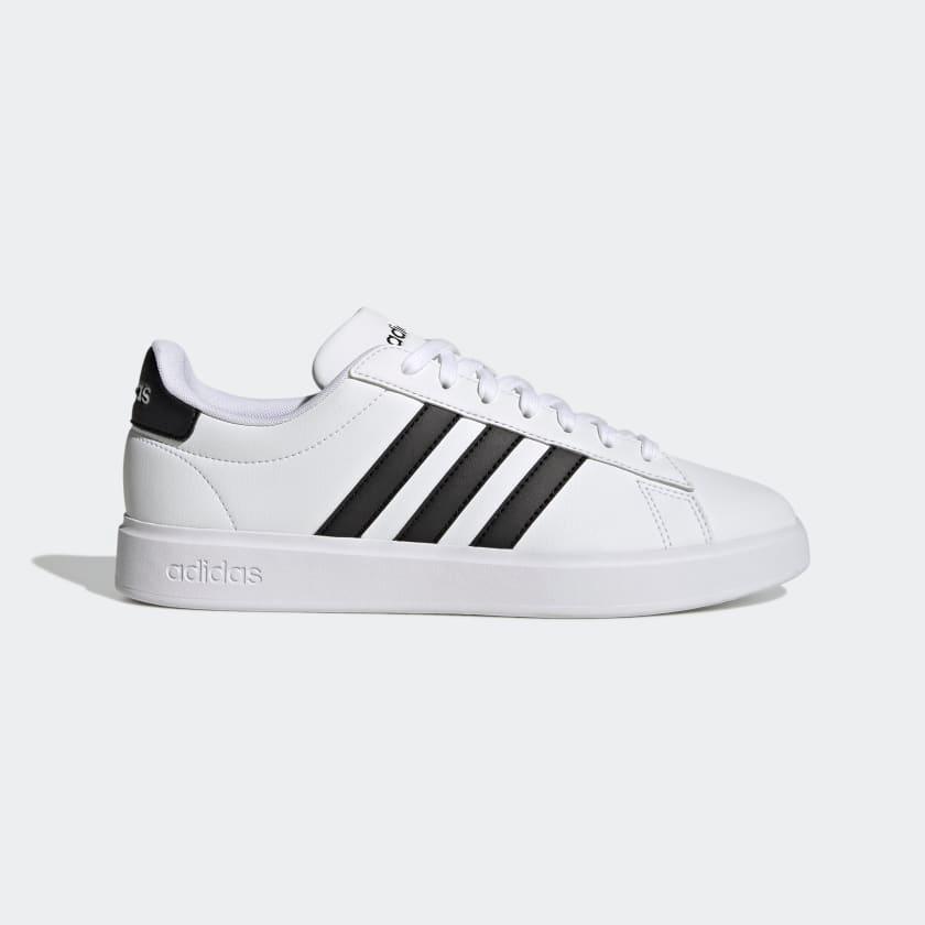 Giày Adidas Grand Court Cloudfoam Comfort #White Black - Kallos Vietnam