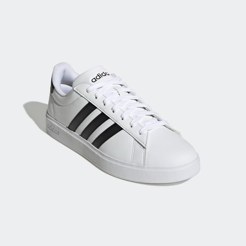 Giày Adidas Grand Court Cloudfoam Comfort #White Black - Kallos Vietnam