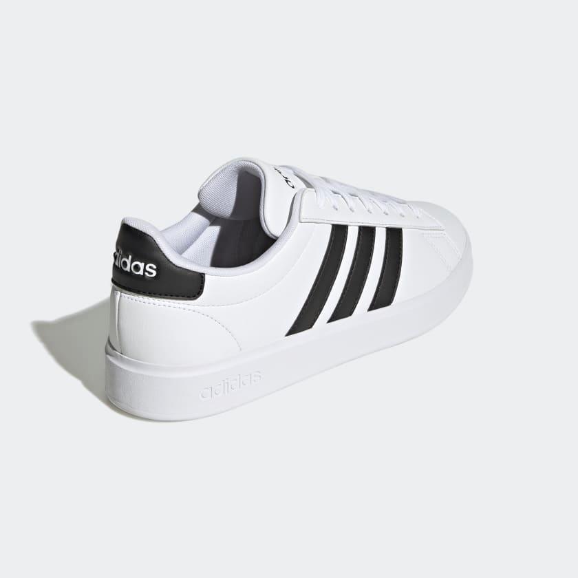 Giày Adidas Grand Court Cloudfoam Comfort #White Black - Kallos Vietnam