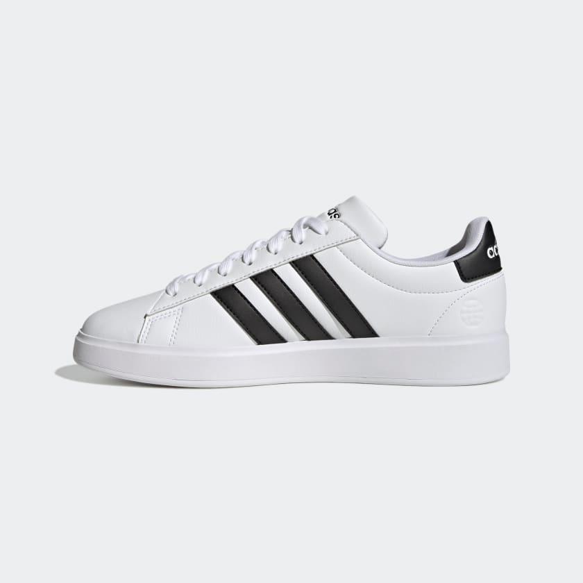 Giày Adidas Grand Court Cloudfoam Comfort #White Black - Kallos Vietnam