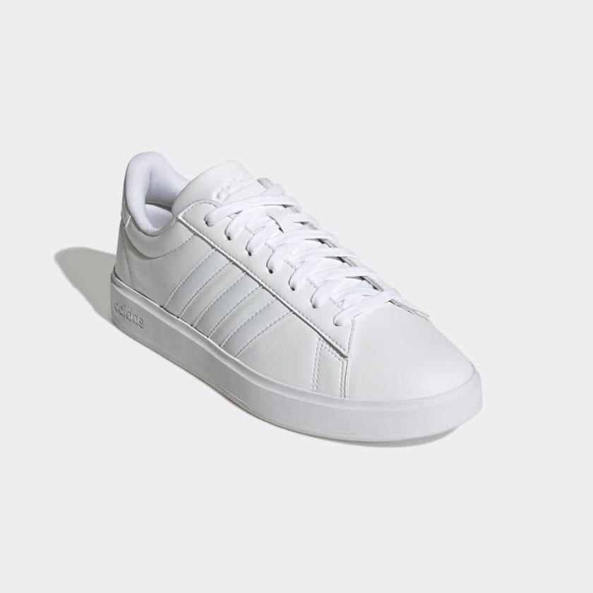 Adidas grand 2025 court all white