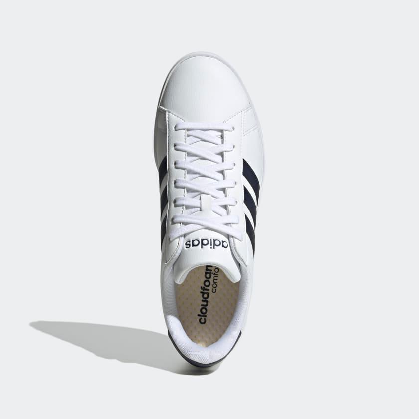 Giày Adidas Grand Court Cloudfoam Comfort #White Ink - Kallos Vietnam