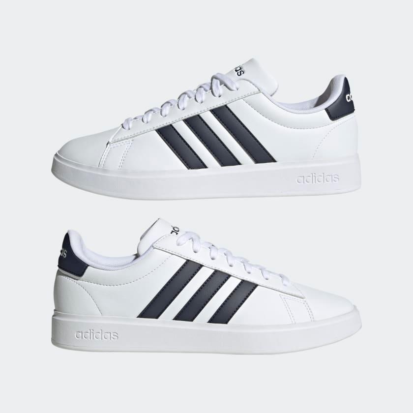Giày Adidas Grand Court Cloudfoam Comfort #White Ink - Kallos Vietnam