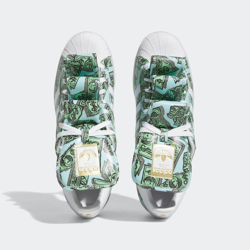Giày Adidas Jeremy Scott Money Print Superstar #Cloud White - Kallos Vietnam