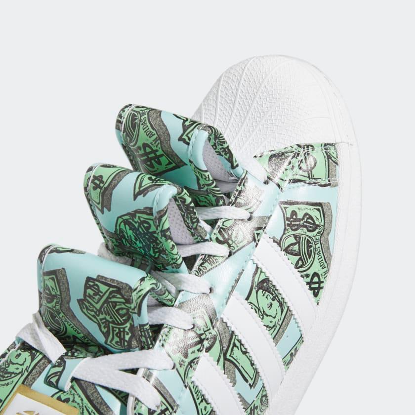 Giày Adidas Jeremy Scott Money Print Superstar #Cloud White - Kallos Vietnam