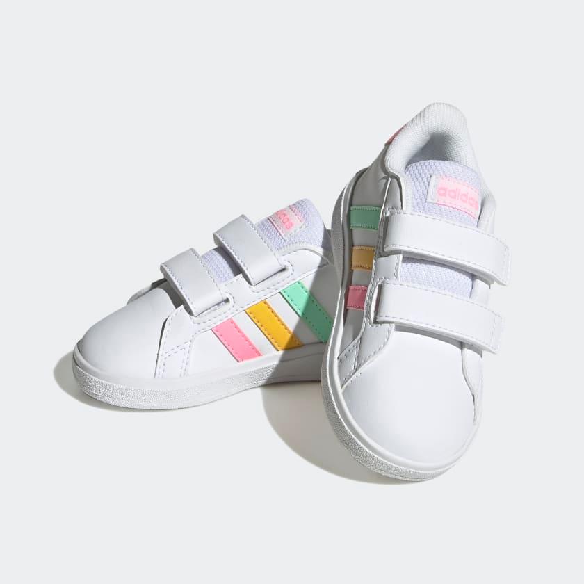 Giày Adidas Infants Grand Court Lifestyle #Cloud White - Kallos Vietnam