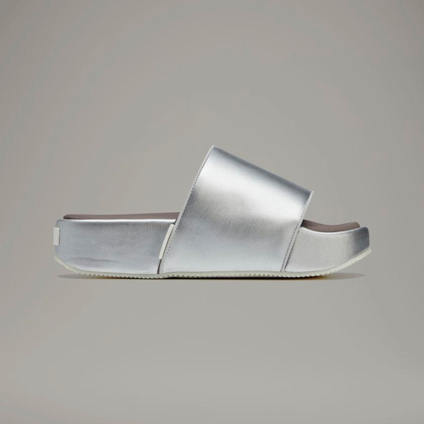 Dép Adidas Y-3 Slides #Silver Metallic - Kallos Vietnam