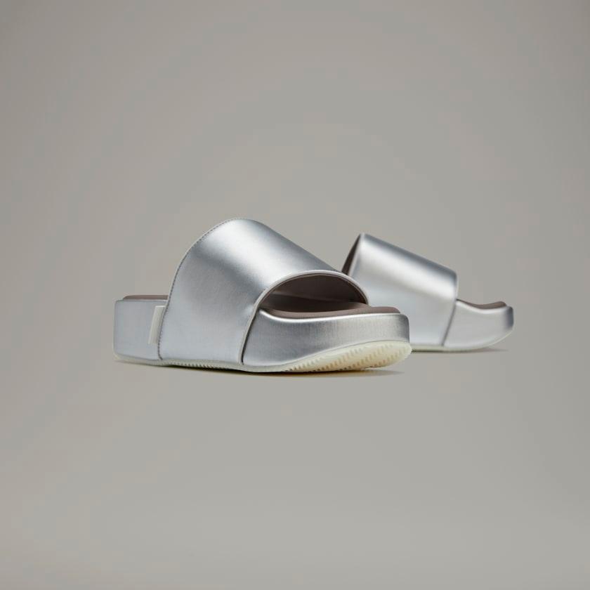 Dép Adidas Y-3 Slides #Silver Metallic - Kallos Vietnam