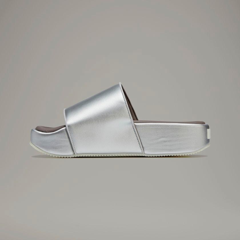 Dép Adidas Y-3 Slides #Silver Metallic - Kallos Vietnam