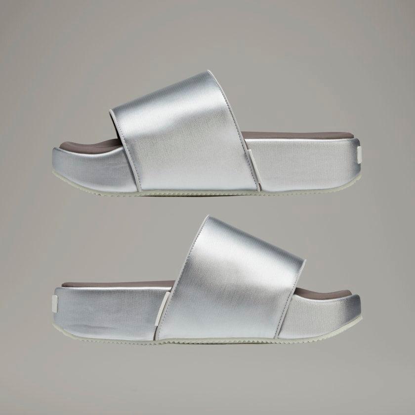 Dép Adidas Y-3 Slides #Silver Metallic - Kallos Vietnam